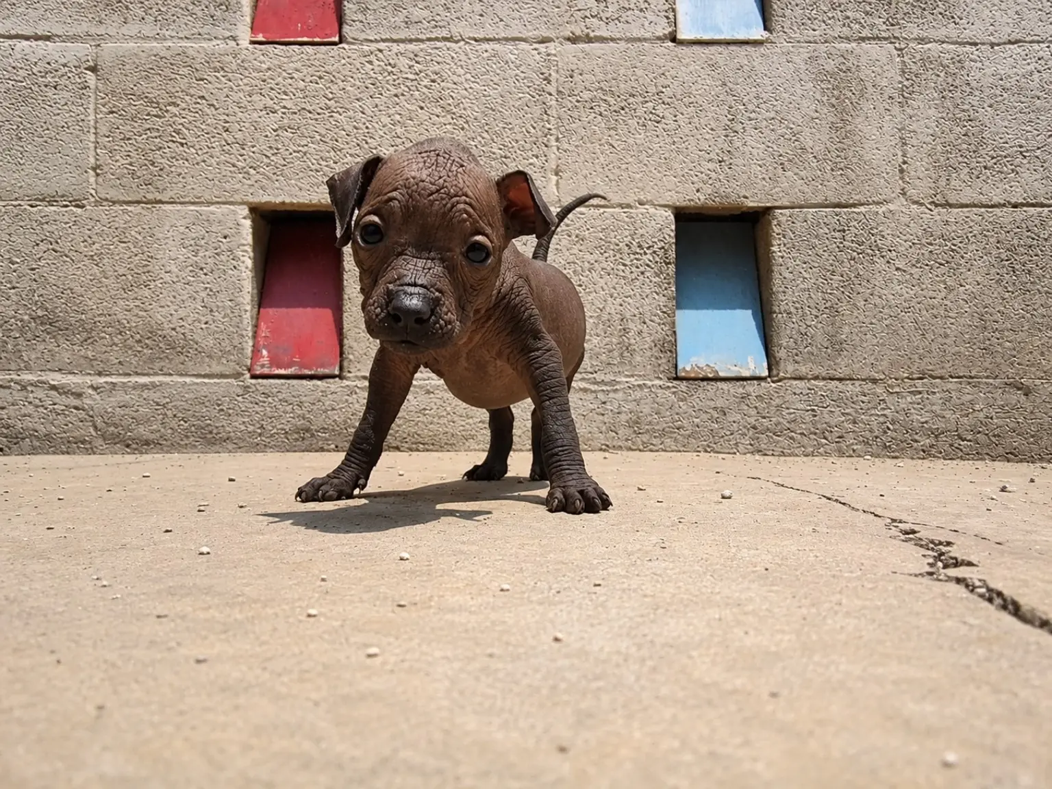 Xilonen Ramírez, cachorra xoloitzcuintle miniatura